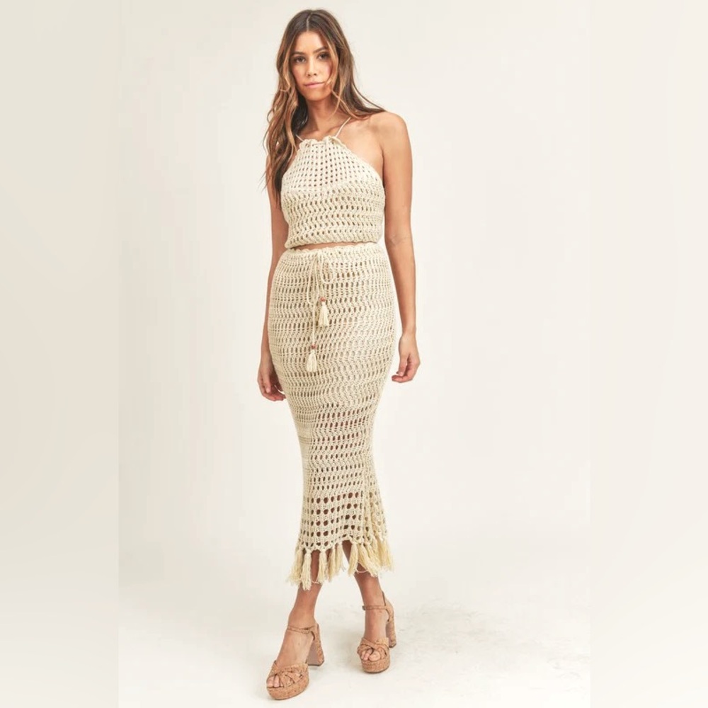 Crochet Midi Skirt